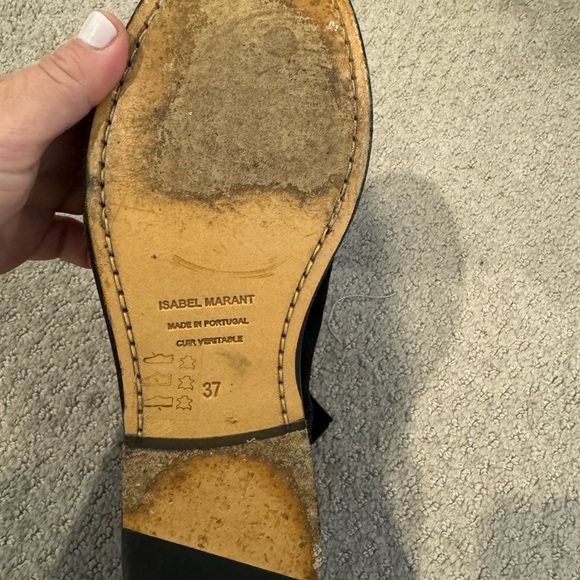 Isabel Marant black suede boots 37 - Picture 3 of 10